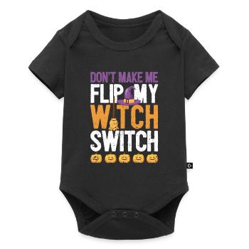 Funny Halloween witches don't make me do it - Baby Premium short-sleeve bodysuit - black - Front