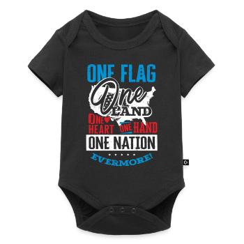 US patriotic quotes, patriot, patriots - Baby Premium short-sleeve bodysuit - black - Front