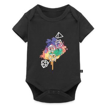 Different Shapes - Baby Premium Kurzarmbody - Schwarz - Vorne