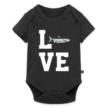 Dear Salmon - Baby Premium short-sleeve bodysuit - black - Front