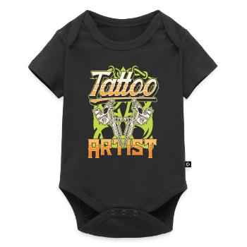 Tattoo Artist Tattoo Studio Tattoo Tattoo - Baby Premium short-sleeve bodysuit - black - Front