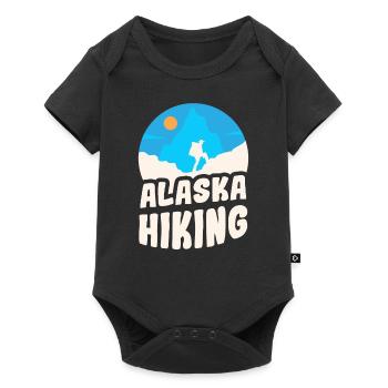 Alaska Randonnée Randonnée Nature Randonneurs - Body à manches courtes Premium Bébé - noir - Devant