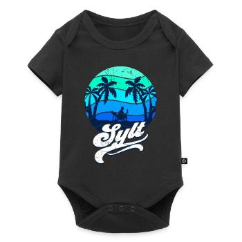 Sylt - Baby Premium Kurzarmbody - Schwarz - Vorne