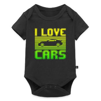 J’adore les voitures - Body à manches courtes Premium Bébé - noir - Devant