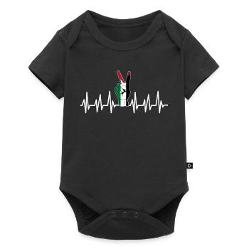 Palestine Gift Free Palestine Gaza Strip - Baby Premium short-sleeve bodysuit - black - Front
