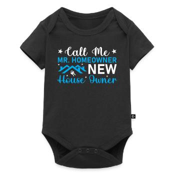 Pendaison de crémaillère - Appelez-moi M. Propriétaire New Hou - Body à manches courtes Premium Bébé - noir - Devant