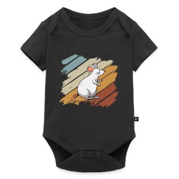 Souris - Body à manches courtes Premium Bébé - noir - Devant
