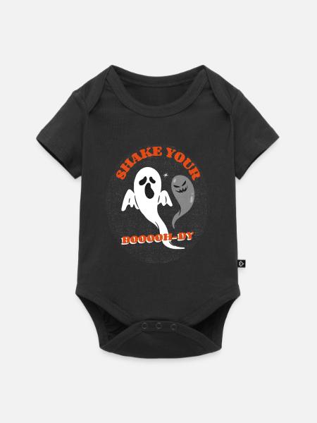 Halloween1 0 - Baby Premium Kurzarmbody - Schwarz