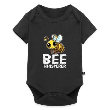 Funny Bee Lover Bee Whisperer - Baby Premium short-sleeve bodysuit - black - Front