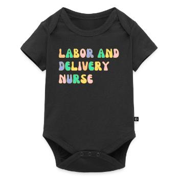 Labor and delivery nurse - Baby Premium short-sleeve bodysuit - black - Front