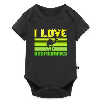 J’adore les dromadaires - Body à manches courtes Premium Bébé - noir - Devant