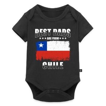 Chilean father - Baby Premium short-sleeve bodysuit - black - Front