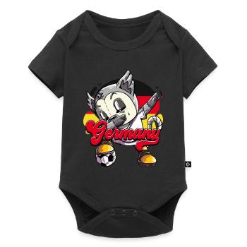 Germany Football - Baby Premium short-sleeve bodysuit - black - Front
