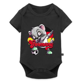 Allemagne Football - Body à manches courtes Premium Bébé - noir - Devant