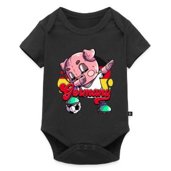 Allemagne Football - Body à manches courtes Premium Bébé - noir - Devant
