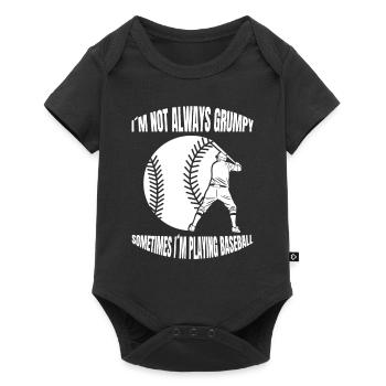 Baseball Baseball Lover Gift Baseball Game - Baby Premium short-sleeve bodysuit - black - Front