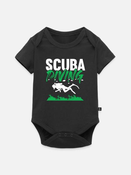 scuba tauchen - Baby Premium Kurzarmbody - Schwarz