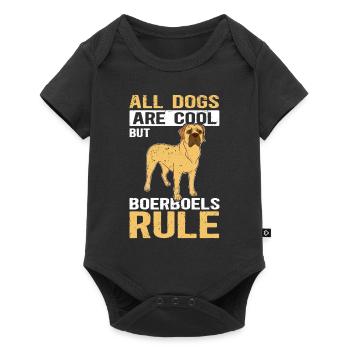 Boerboel Dog Lover Dog Owner Gift - Baby Premium short-sleeve bodysuit - black - Front