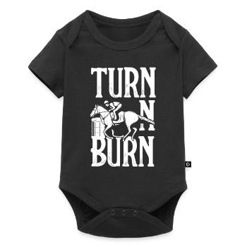 Fun Horse Racing Horse Racing Gift Idea - Baby Premium short-sleeve bodysuit - black - Front