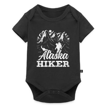Alaska Randonneur Randonnée Randonnée Nature - Body à manches courtes Premium Bébé - noir - Devant