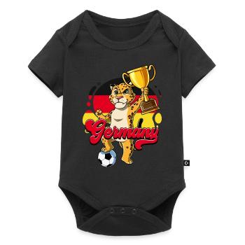 Allemagne Football - Body à manches courtes Premium Bébé - noir - Devant
