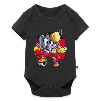 Germany Football - Baby Premium short-sleeve bodysuit - black - Front