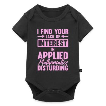 Learn mathematics - Baby Premium short-sleeve bodysuit - black - Front