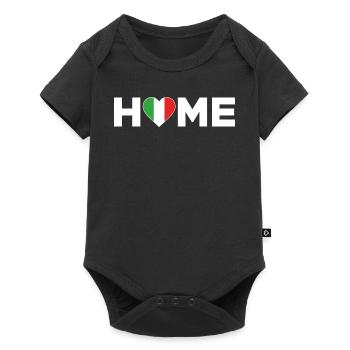 Italy Home Italy Flag Italy Love - Baby Premium short-sleeve bodysuit - black - Front