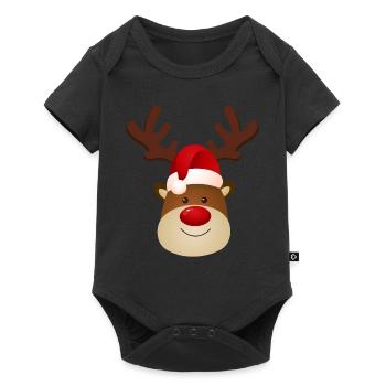 Joyeux Noël Noël Noël - Body à manches courtes Premium Bébé - noir - Devant