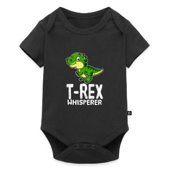 T-Rex Whisperer T Rex Dinosaure Tyrannosaure - Body à manches courtes Premium Bébé - noir - Devant