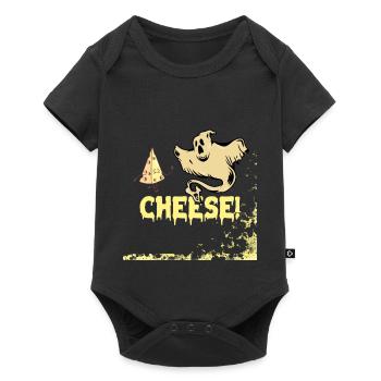 Spooky Ghost Cheese - Baby Premium short-sleeve bodysuit - black - Front