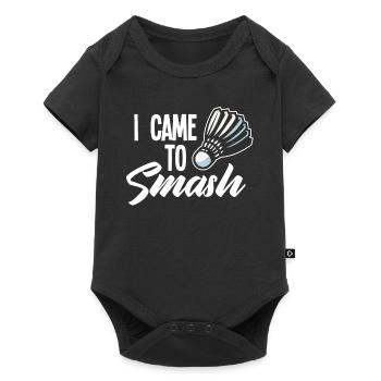 Badminton - Baby Premium short-sleeve bodysuit - black - Front