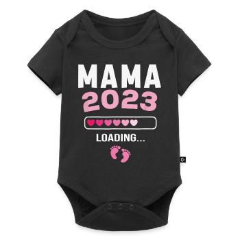 La future maman 2023 annonce sa grossesse - Body à manches courtes Premium Bébé - noir - Devant
