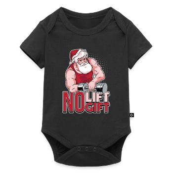 Christmas Workout Design for a Xmas Lifter Lover - Baby Premium short-sleeve bodysuit - black - Front