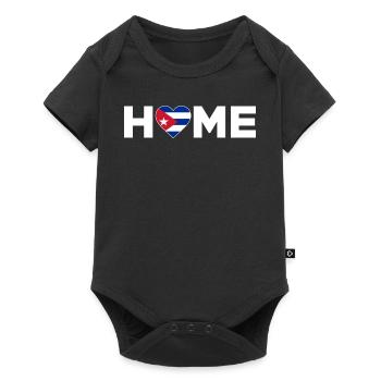 Cuba Accueil Cuba Drapeau Cuba Amour - Body à manches courtes Premium Bébé - noir - Devant
