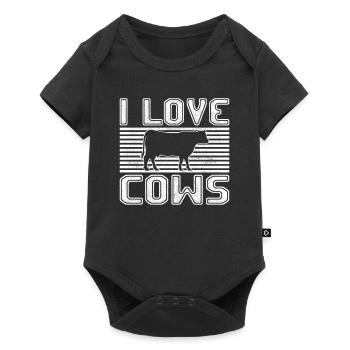 J’adore les vaches - Body à manches courtes Premium Bébé - noir - Devant