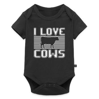 J’adore les vaches - Body à manches courtes Premium Bébé - noir - Devant