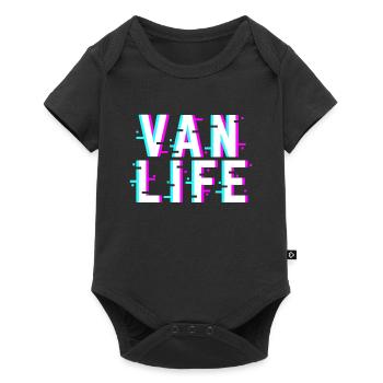 Camping-car Van Life Camping Camping - Body à manches courtes Premium Bébé - noir - Devant
