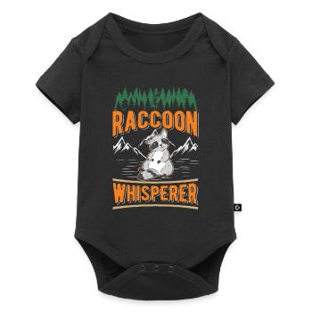 Raton laveur Whisperer Raton laveur - Body à manches courtes Premium Bébé - noir - Devant