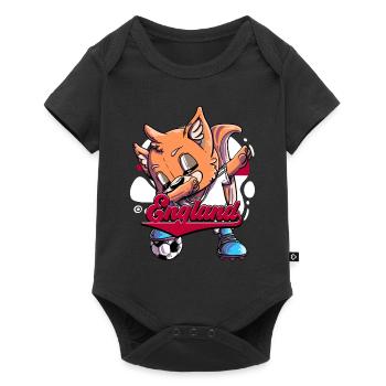 Angleterre Football - Body à manches courtes Premium Bébé - noir - Devant