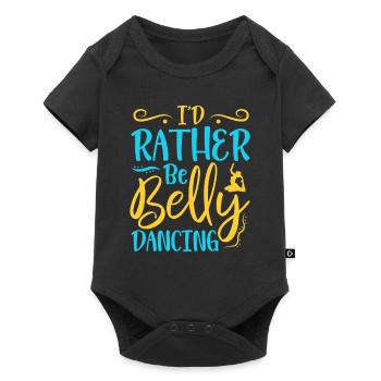 Je préfère danser le ventre dans la danse du ventre - Body à manches courtes Premium Bébé - noir - Devant