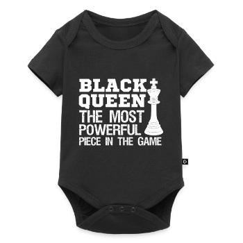 Black Queen The Most Powerful Figure - Baby Premium short-sleeve bodysuit - black - Front