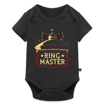 Circus Ringmaster Costume - Baby Premium short-sleeve bodysuit - black - Front