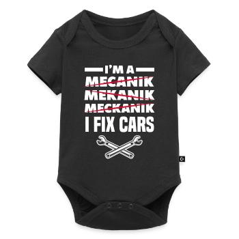 Car mechanic saying - Baby Premium short-sleeve bodysuit - black - Front
