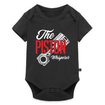 Mécanicien automobile Piston Whisperer - Body à manches courtes Premium Bébé - noir - Devant