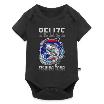 Belize Fishing Tour - Baby Premium short-sleeve bodysuit - black - Front