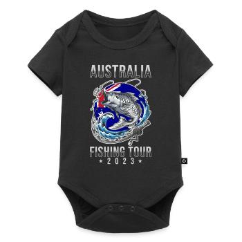 Circuit de pêche Australie 2023 - Body à manches courtes Premium Bébé - noir - Devant