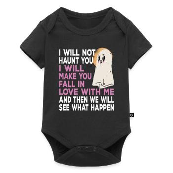 I Will Make You Fall In Love With Me Halloween - Baby Premium Kurzarmbody - Schwarz - Vorne