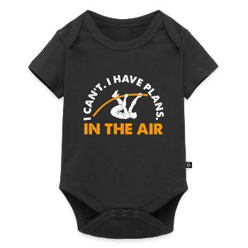 I can't I have plans in the air - Baby Premium short-sleeve bodysuit - black - Front