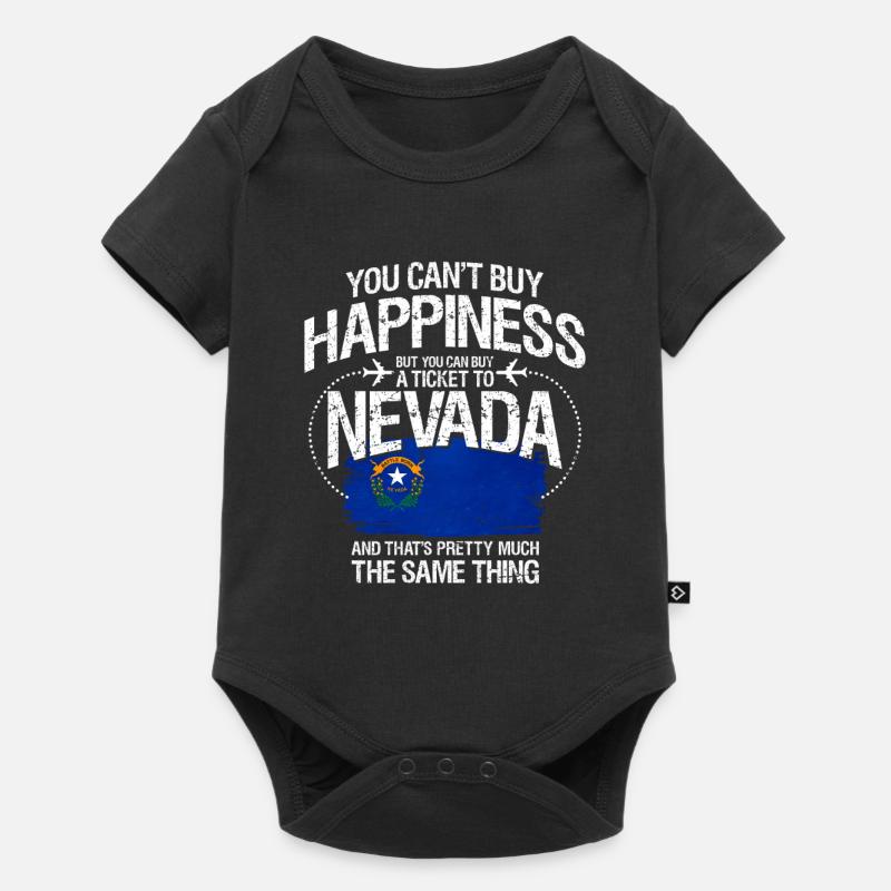 Nevada - Body à manches courtes Premium Bébé - noir